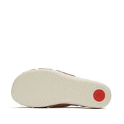 SOLAY Waterproof-Leather Woven Slides
