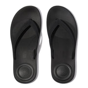 IQUSHION Mens Textured-Strap Flip-Flops