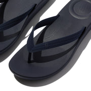 IQUSHION Mens Textured-Strap Flip-Flops