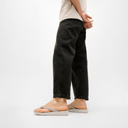 IQUSHION Mens Textured-Strap Flip-Flops