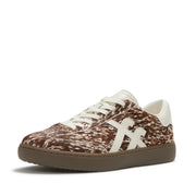 THE DASH FF Pony Cow T-Toe Trainers - Brown/White