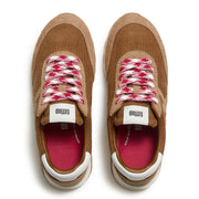 RETRO-Q FF Cord Trainers - Terracotta Tan