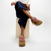 RETRO-Q FF Cord Trainers - Terracotta Tan