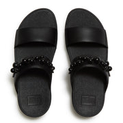 LULU Beaded Slides - All Black