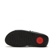 LULU Beaded Slides - All Black