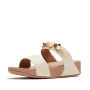 LULU Beaded Slides - Paris Beige