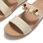 LULU Beaded Slides - Paris Beige