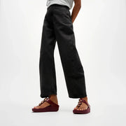 FINO Bead-Circle Toe-Post Sandals - Dark Merlot