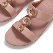FINO Bead-Circle Slides - Clay Blush