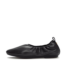 DELICATO Poise Leather Ballerinas - All Black
