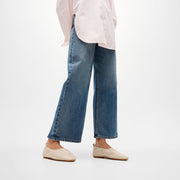 DELICATO Poise Leather Ballerinas - Hazy Taupe