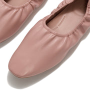 DELICATO Poise Leather Ballerinas - Clay Blush