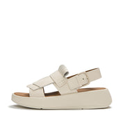 F-MODE Fringe Sandals - Paris Beige