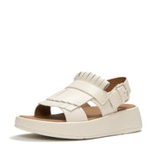 F-MODE Fringe Sandals - Paris Beige