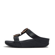 FINO Wooden Chunky Stone H-Bar Slides - Black