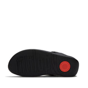 LULU Ombre Crystal Toe-Post Sandals - Black