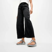 LULU Ombre Crystal Toe-Post Sandals - Silver