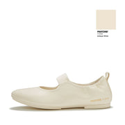 DELICATO X PANTONE Poise Leather Mary-Janes