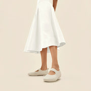 DELICATO X PANTONE Poise Leather Mary-Janes