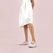 DELICATO X PANTONE Poise Leather Mary-Janes