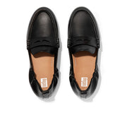 ALLEGRO Metallic Leather Penny Loafers