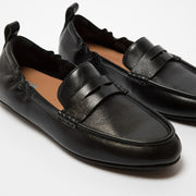 ALLEGRO Metallic Leather Penny Loafers