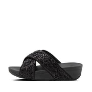 LULU Shimmerfoil Cross Slides