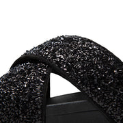 LULU Shimmerfoil Cross Slides