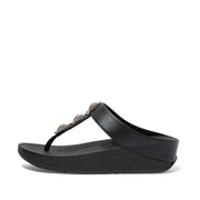 FINO Crystal Lock Toe-Post Sandals