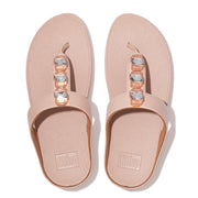 FINO Crystal Lock Toe-Post Sandals