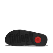 LULU Crinkled-Shimmer Cross Slides