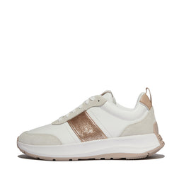 FitFlop x Song Hye Kyo<br>F-MODE Flow Sequin Suede/Leather Flatform Sneakers