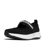 FitFlop x Song Hye Kyo<br>F-MODE Flow Crystal-Strap Quilted Mary Janes