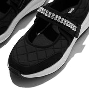 FitFlop x Song Hye Kyo<br>F-MODE Flow Crystal-Strap Quilted Mary Janes