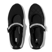 FitFlop x Song Hye Kyo<br>F-MODE Flow Crystal-Strap Quilted Mary Janes