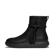iQ-COMFF Tassel Leather Short Boots