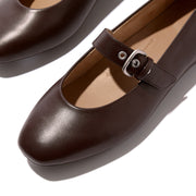 DELICATO Leather Mary Janes