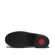 PLATFFORMS Leather Heeled Mules