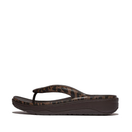 RELIEFF Leopard Recovery Toe-Post Sandals