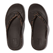 RELIEFF Leopard Recovery Toe-Post Sandals