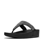 LULU Maxi-Crystal Toe-Post Sandals