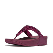 LULU Maxi-Crystal Toe-Post Sandals