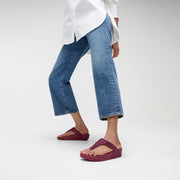 LULU Maxi-Crystal Toe-Post Sandals