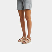 LULU Crystal Embellished Back-Strap Sandals