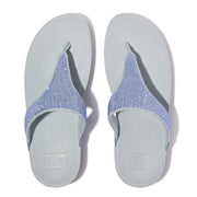LULU Crystal Embellished Toe-Post Sandals