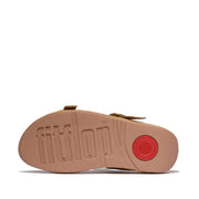 LULU Adjustable Leather Slides