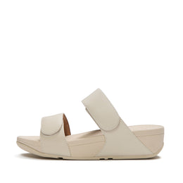 LULU Adjustable Leather Slides