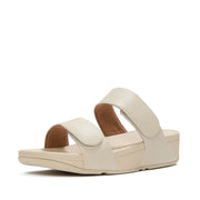 LULU Adjustable Leather Slides