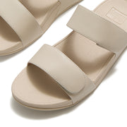 LULU Adjustable Leather Slides