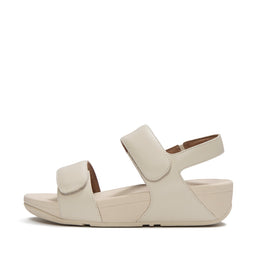 LULU Adjustable Leather Back-Strap Sandals